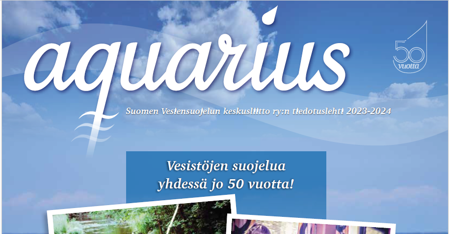 Uusi Aquarius-lehti on ilmestynyt: Vesiensuojelutyötä Suomessa jo yli 60 vuotta!